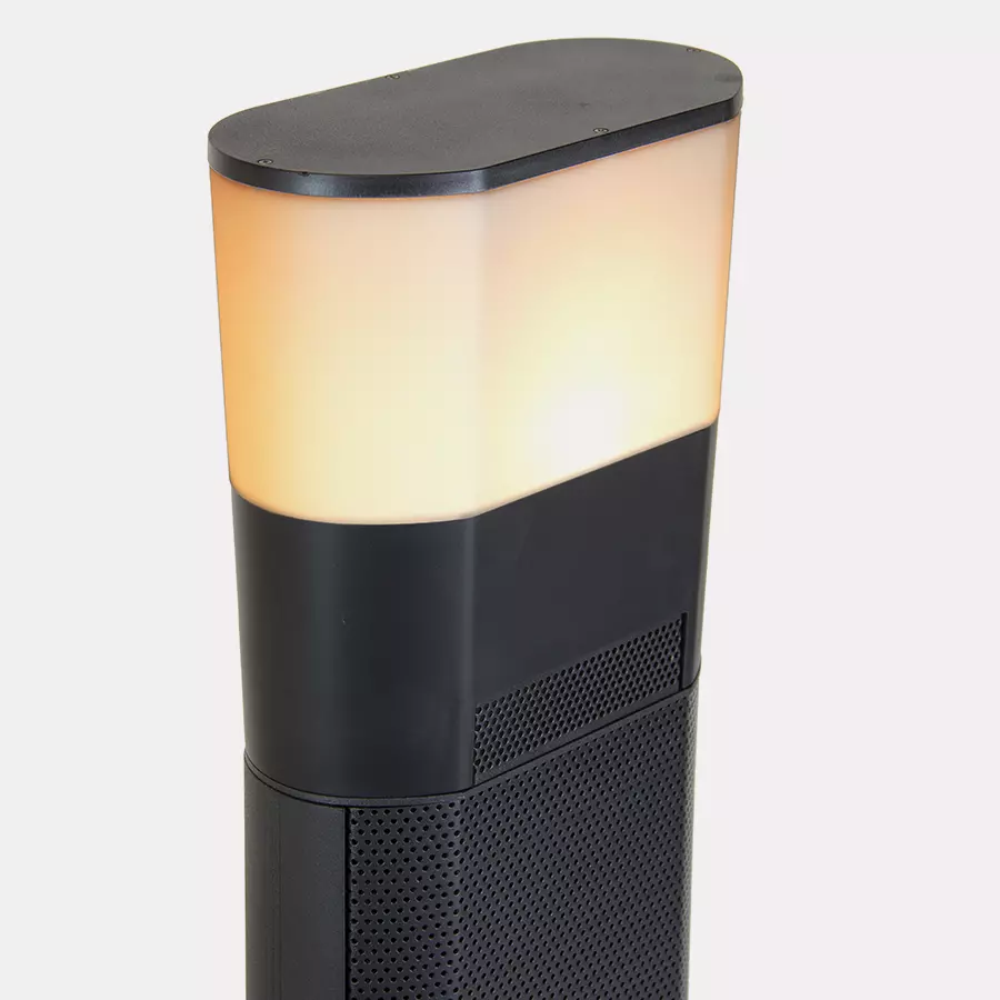 Kalos Ibiza Floor Standing Garden Heater with LED and Wireless Speaker 170cm - Image 4
